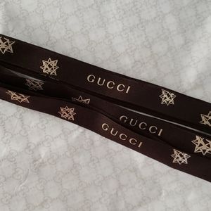 Gucci tissue and ribbon